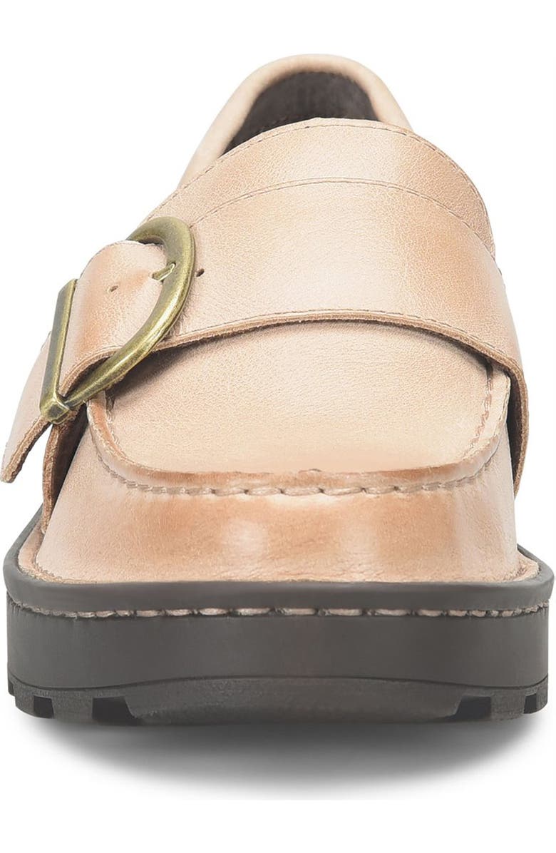 Børn Contessa Platform Loafer, Alternate, color, Natural Leather