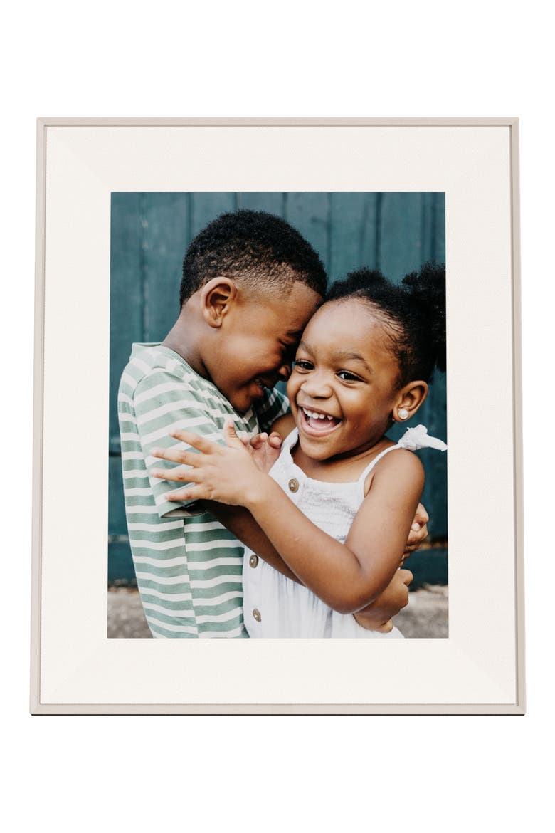 12-Inch Digital Photo Frame, Main, color, CLAY WITH TEXTURED MAT