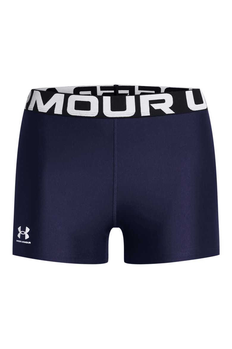 HeatGear® Shorts, Alternate, color, MIDNIGHT NAVY / / WHITE