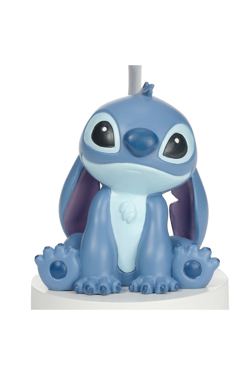 Bedtime Originals Disney Stitch Hand-Painted 3D Sculpted Nursery Lamp and Shade, Alternate, color, Blue