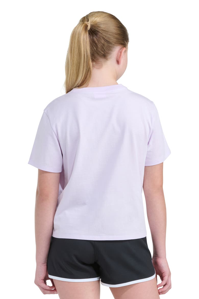 Kids' Badge of Sport Logo Graphic T-Shirt, Alternate, color, ICE LAVENDER