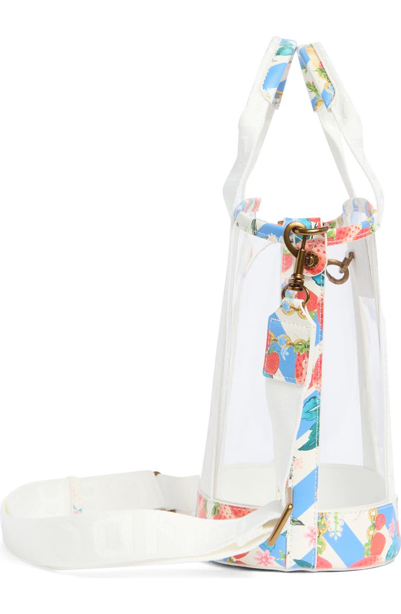 Kurt Geiger London Small Hampstead Vinyl Tote, Alternate, color, Open White