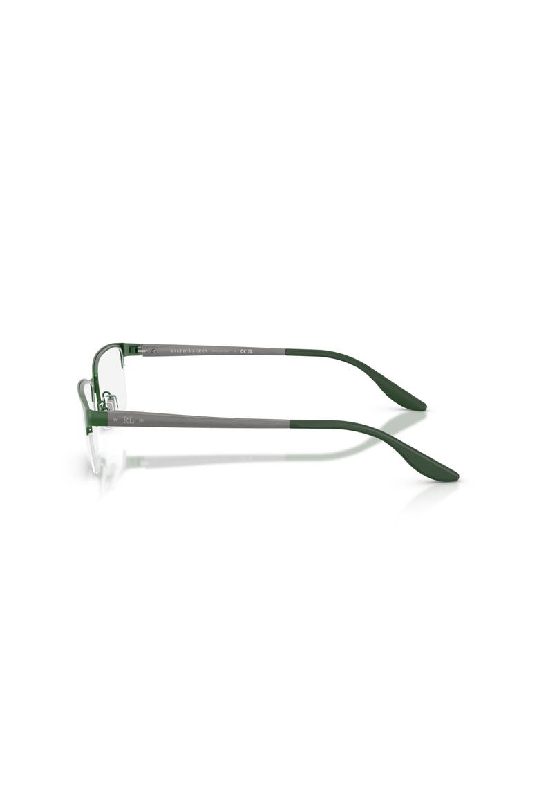 54mm Rectangle optical glasses, Alternate, color, Green