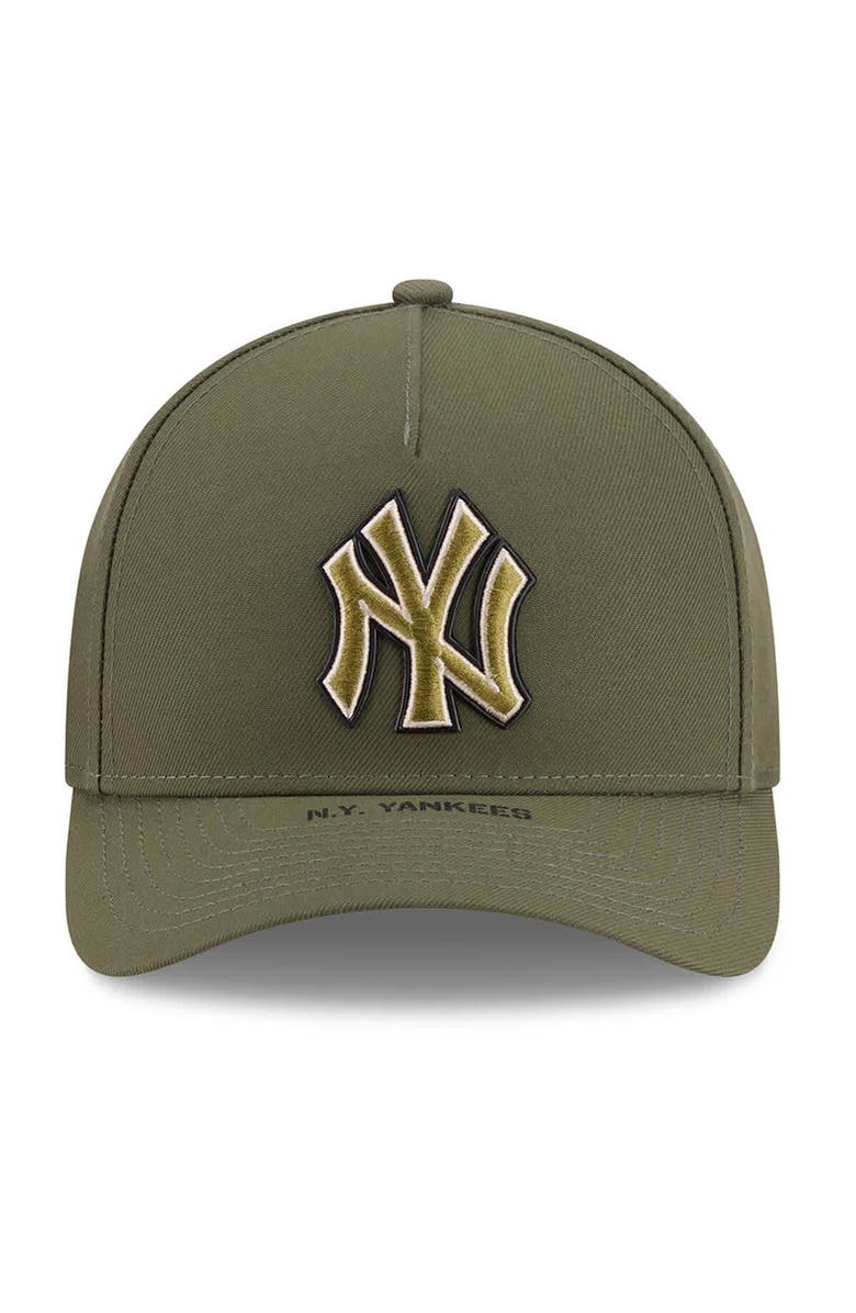 New Era Youth New Era Olive New York Yankees 2026 Armed Forces Day 9FORTY M-Crown Adjustable Hat, Alternate, color, Olive
