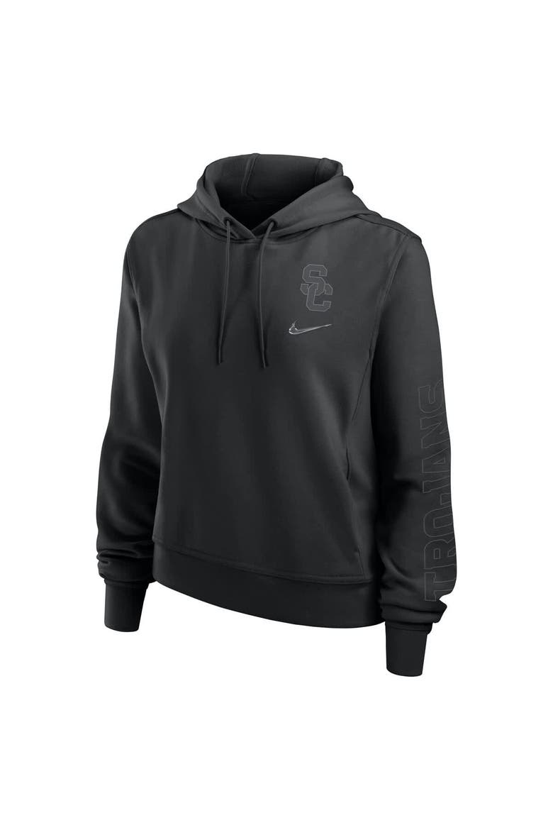 Women's Nike Black USC Trojans One Pullover Hoodie, Alternate, color, Black