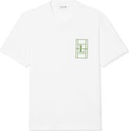 Lacoste Embroidered Court Logo Cotton T-Shirt