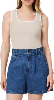 Scotch & Soda Embroidered Trim Sweater Tank