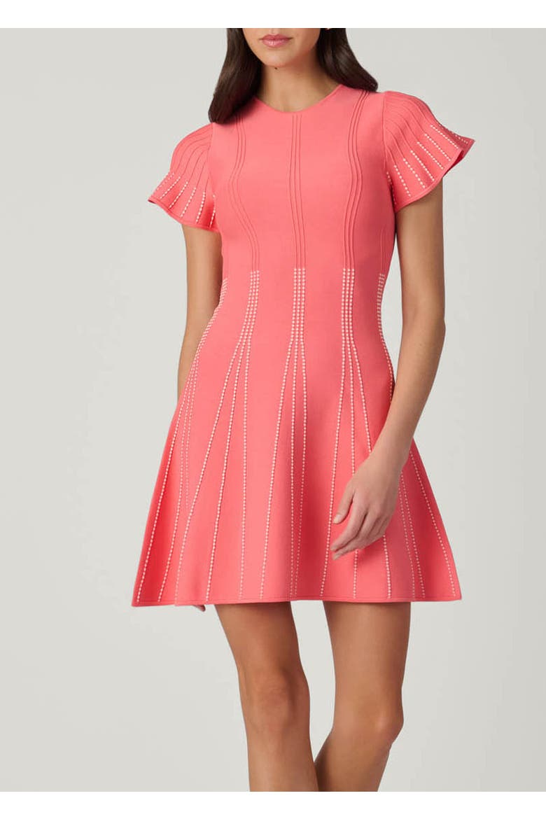 Maddy Caju Knit Dress, Main, color, Coral/Blush