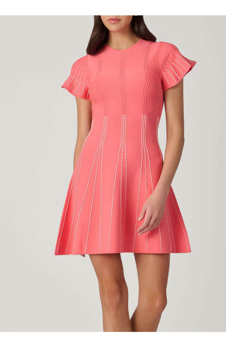Shoshanna Maddy Caju Knit Dress, Main, color, Coral/Blush
