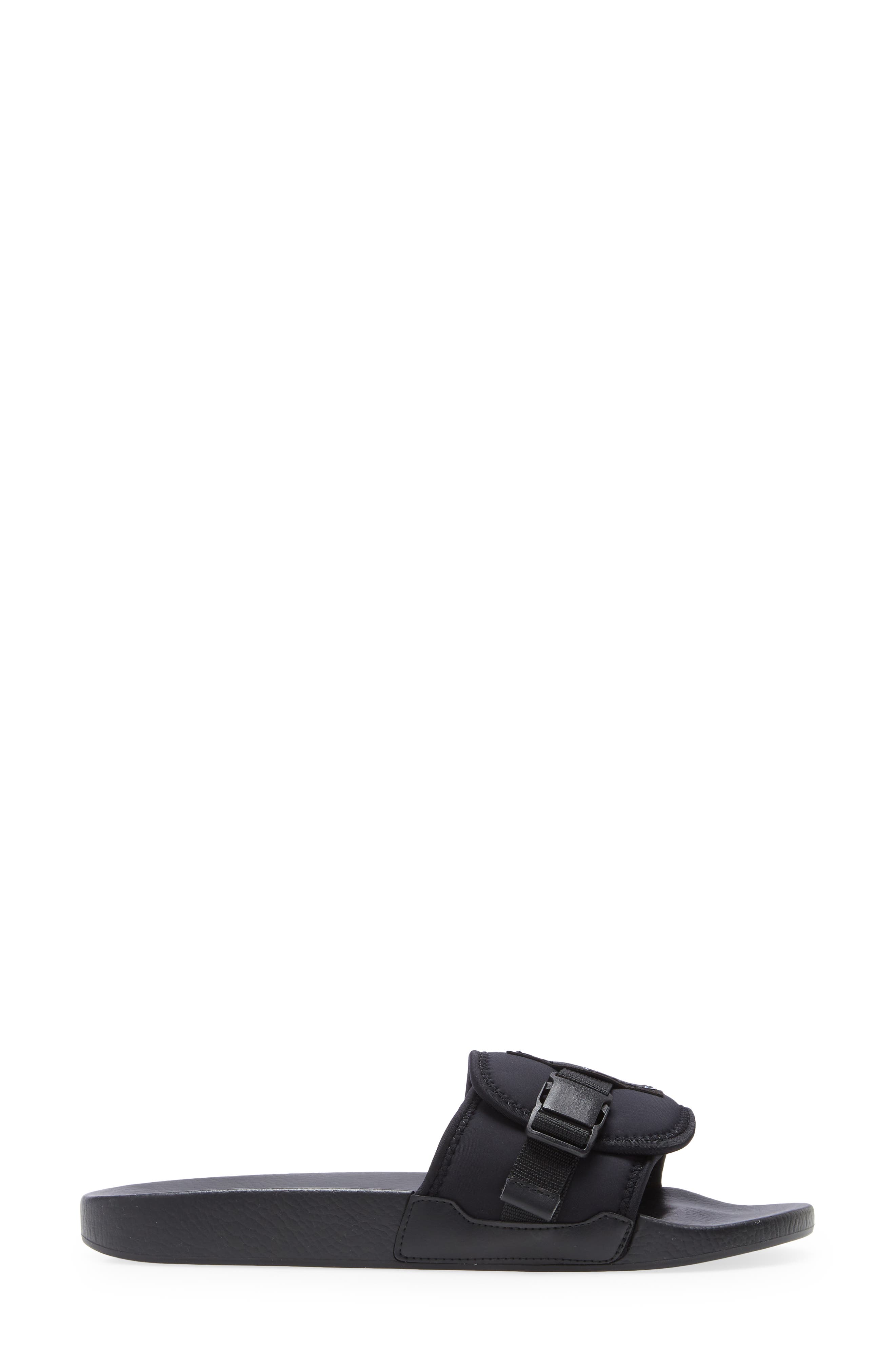 MCQ Logo Patch Slide Sandal, Alternate, color, 