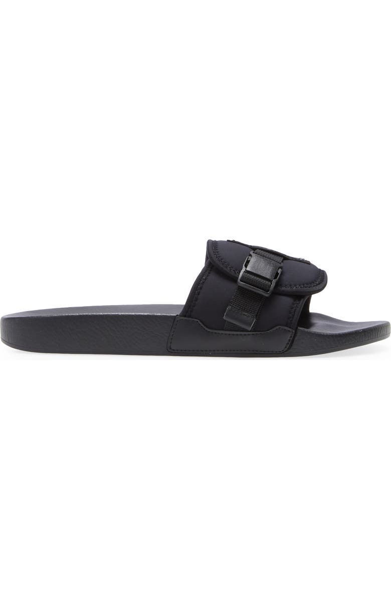 MCQ Logo Patch Slide Sandal, Alternate, color,
