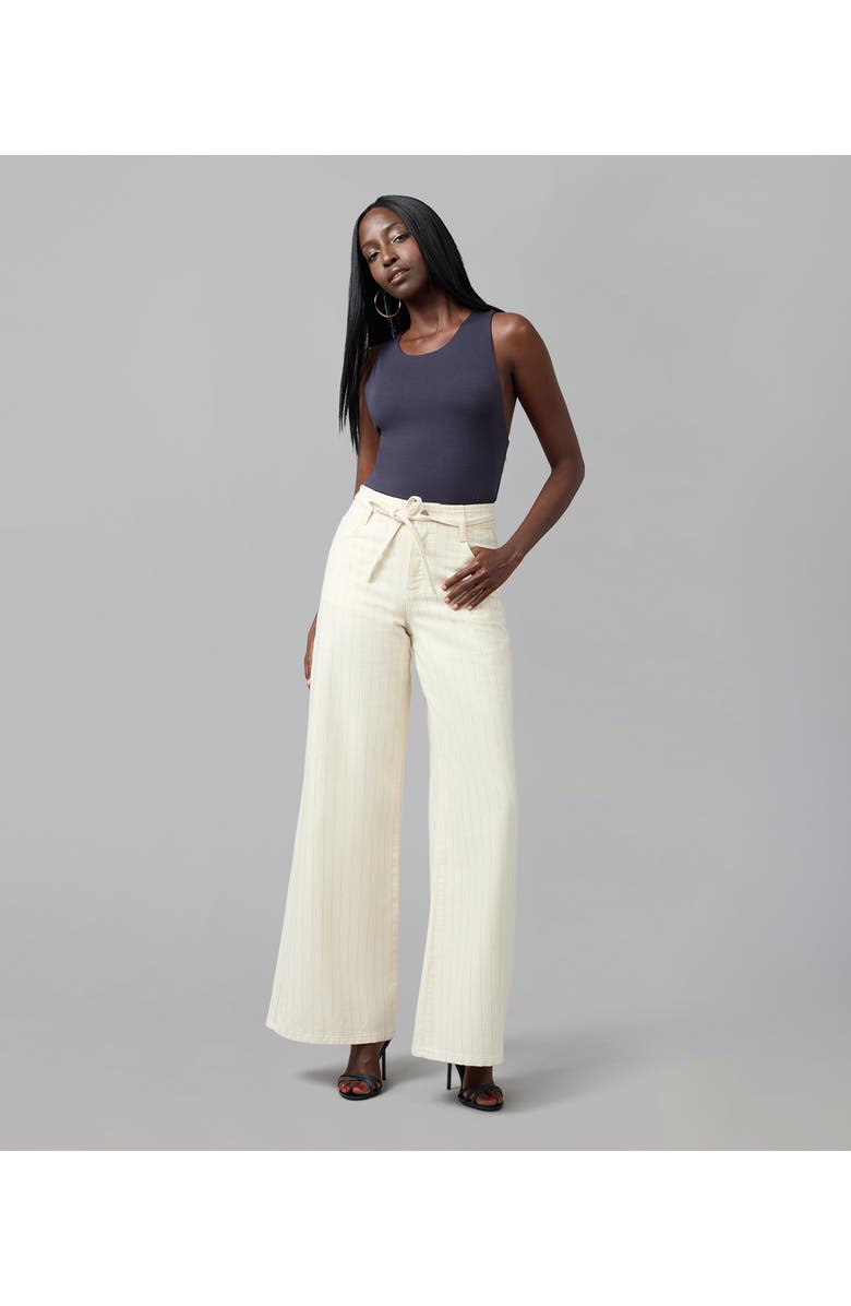 Lola Denim Milan Ultra High Rise Wide Leg Jeans, Alternate, color, Silver Lining