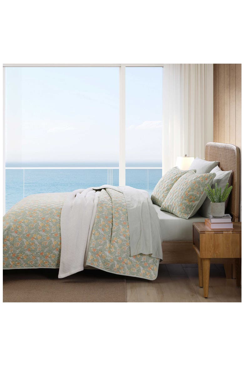 Pineapple Bloom 3-Piece Quilt Set, Alternate, color, SPRING GREEN