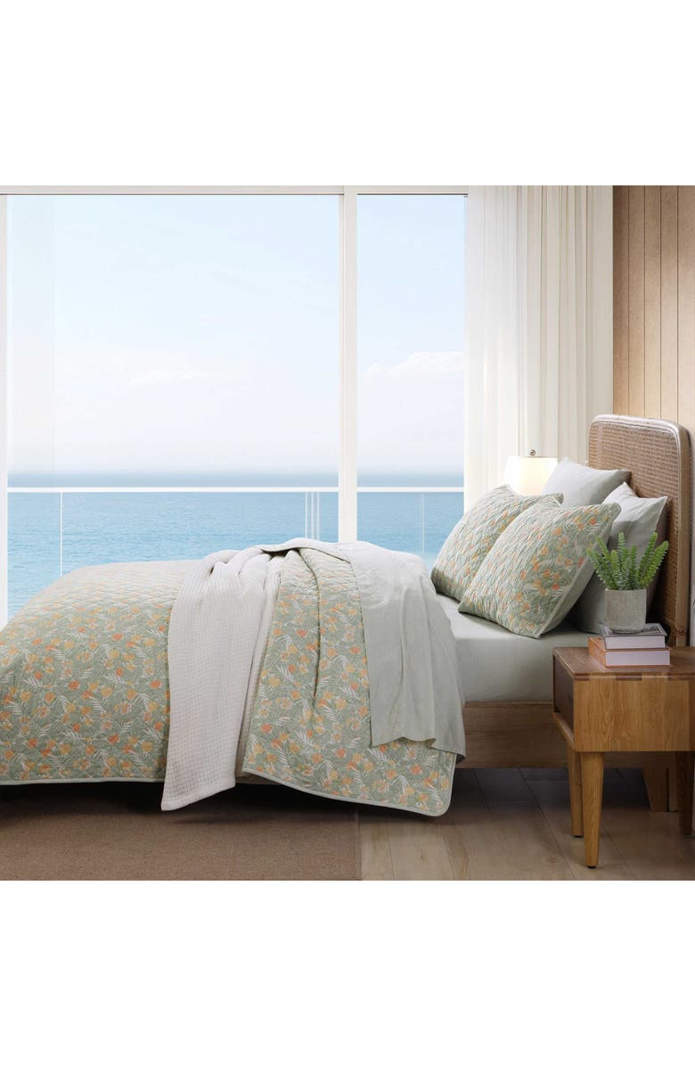 Tommy Bahama Pineapple Bloom 3-Piece Quilt Set, Alternate, color,