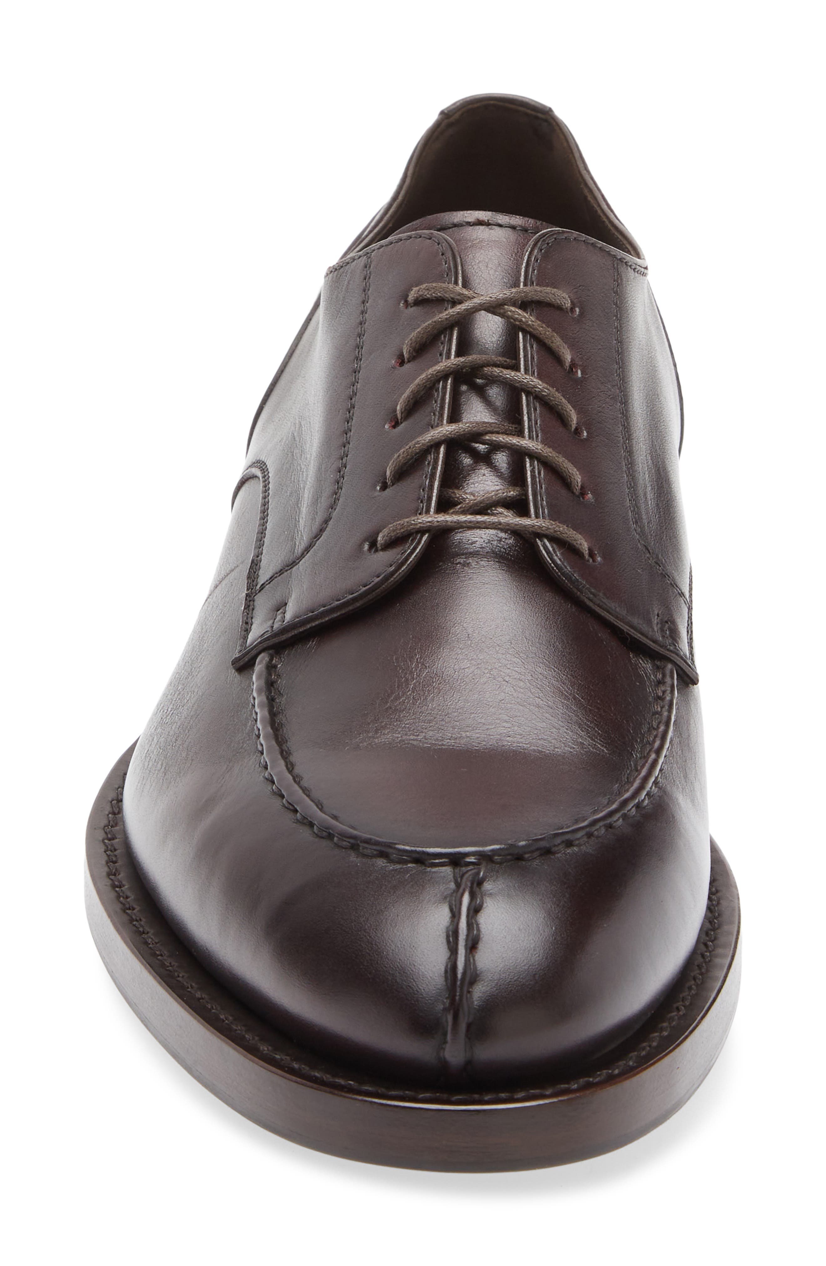 Brunello Cucinelli Apron Toe Derby, Alternate, color, C4235 Dark Chili