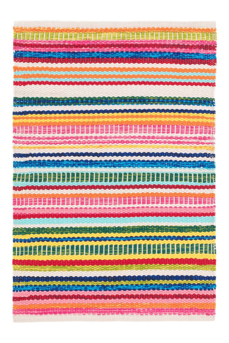 Multi Colored Outdoor Rug Dash & Albert Bright Stripe Indoor/Outdoor Rug | Nordstrom