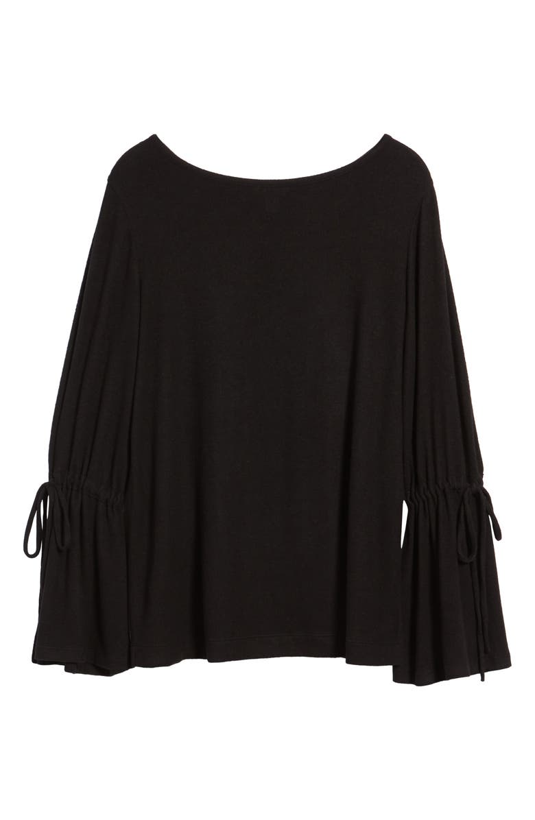 Caslon<sup>®</sup> Cozy Bell Sleeve Top, Alternate, color, 