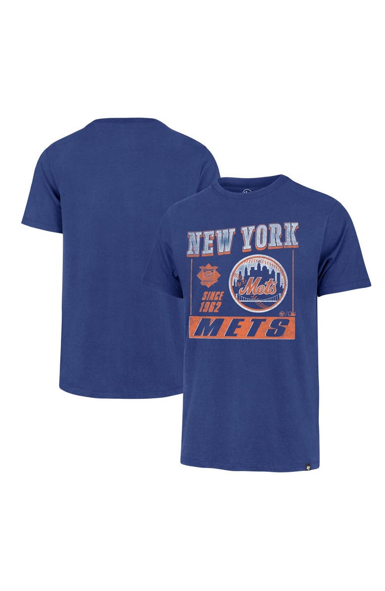 '47 Men's '47 Royal New York Mets Outlast Franklin T-Shirt, Main, color, 