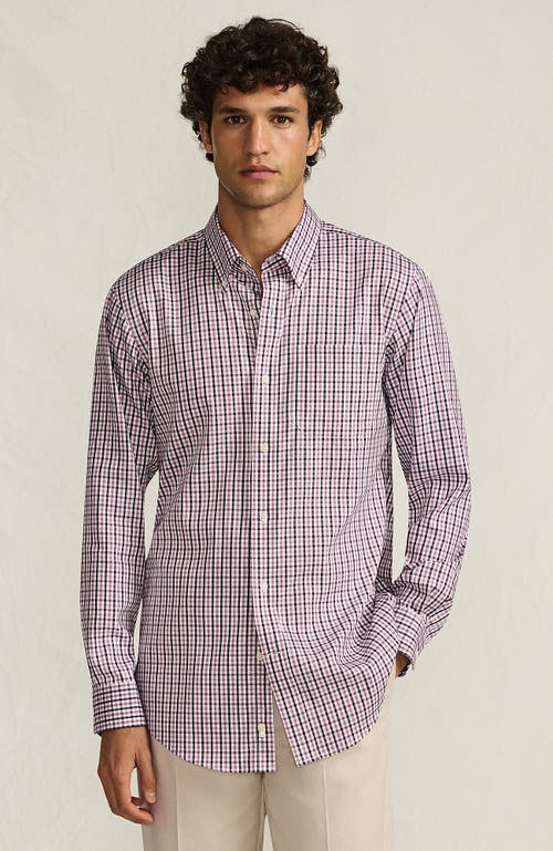 Lands' End Traditional Fit Solid No Iron Supima Pinpoint Buttondown Collar Dress Shirt In Multi