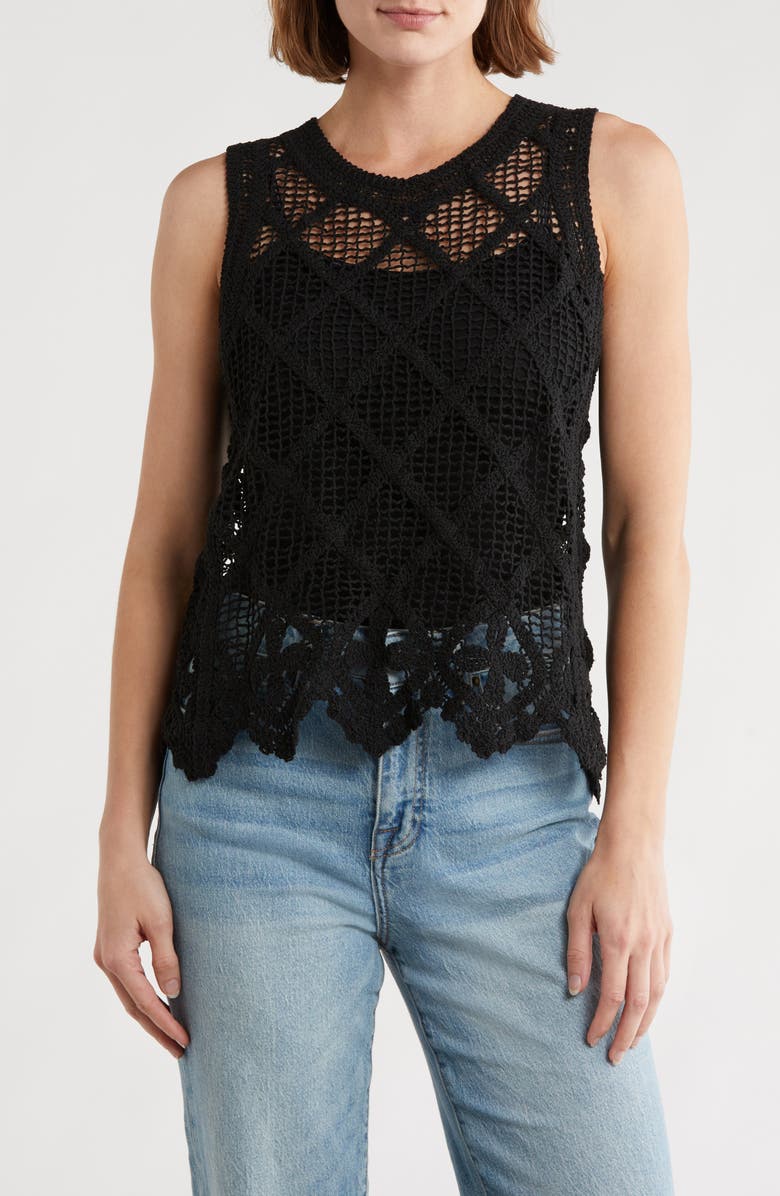 RDI Crewneck Tank, Main, color, Black