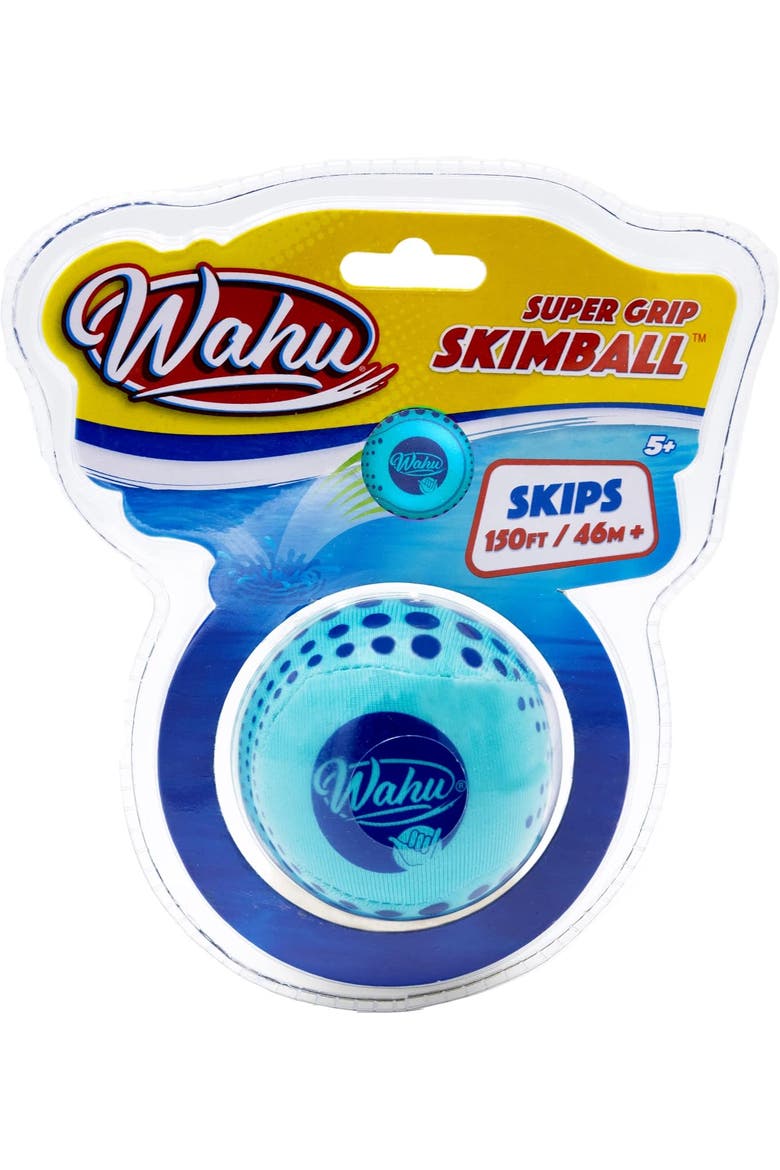 Super Grip Water Skipping Ball, 100% Waterproof Skimball for Pool Games, Main, color, None