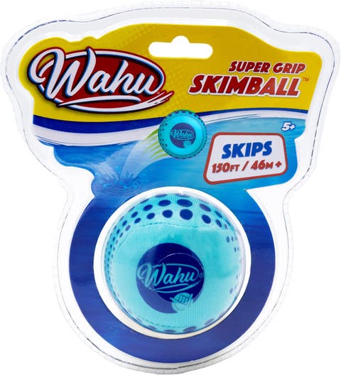 Super Grip Water Skipping Ball, 100% Waterproof Skimball for Pool Games