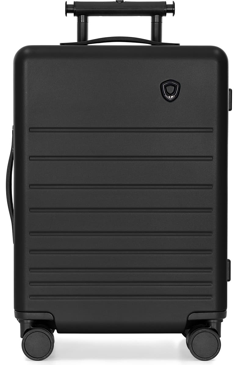 TRAVELERS CHOICE Castle Valley 21-Inch Carry-On Luggage, Main, color, Black