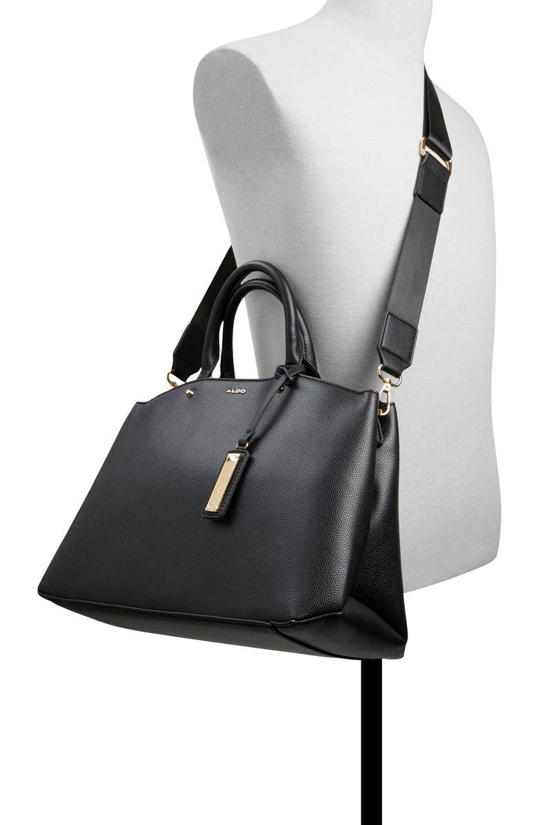 ALDO Jazzlyn Faux Leather Satchel, Alternate, color,