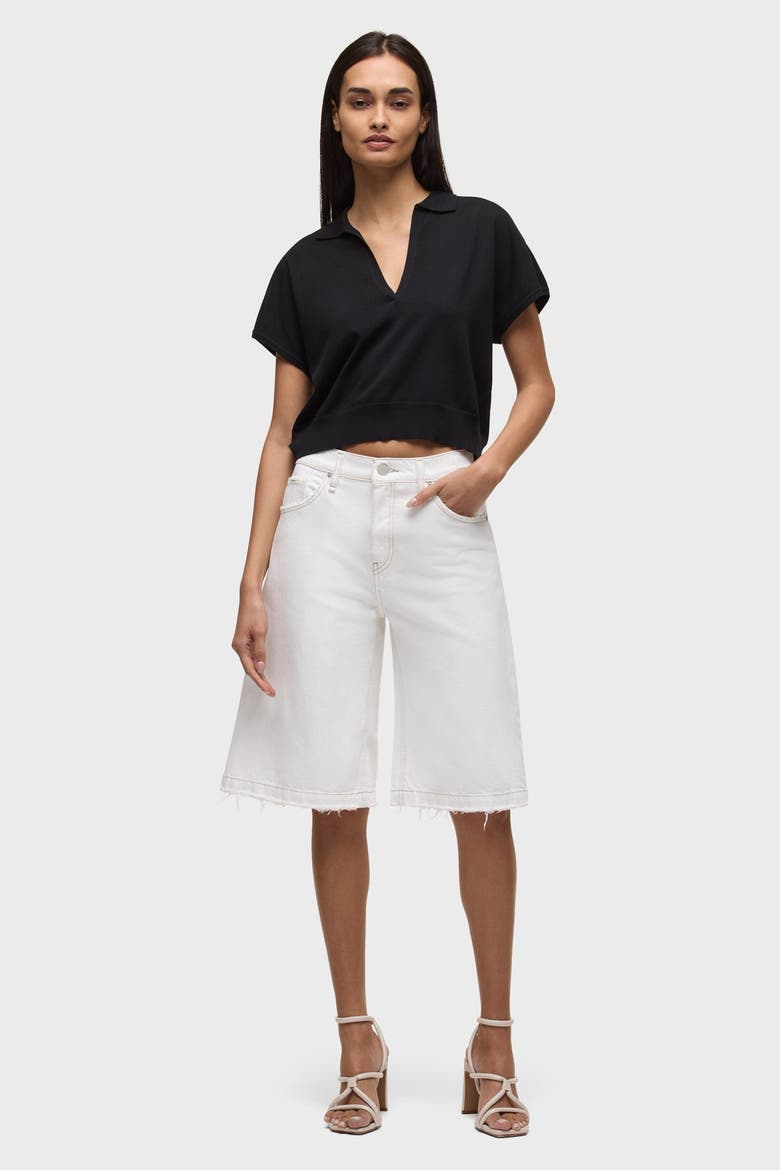 draped collared sweater, Alternate, color, black