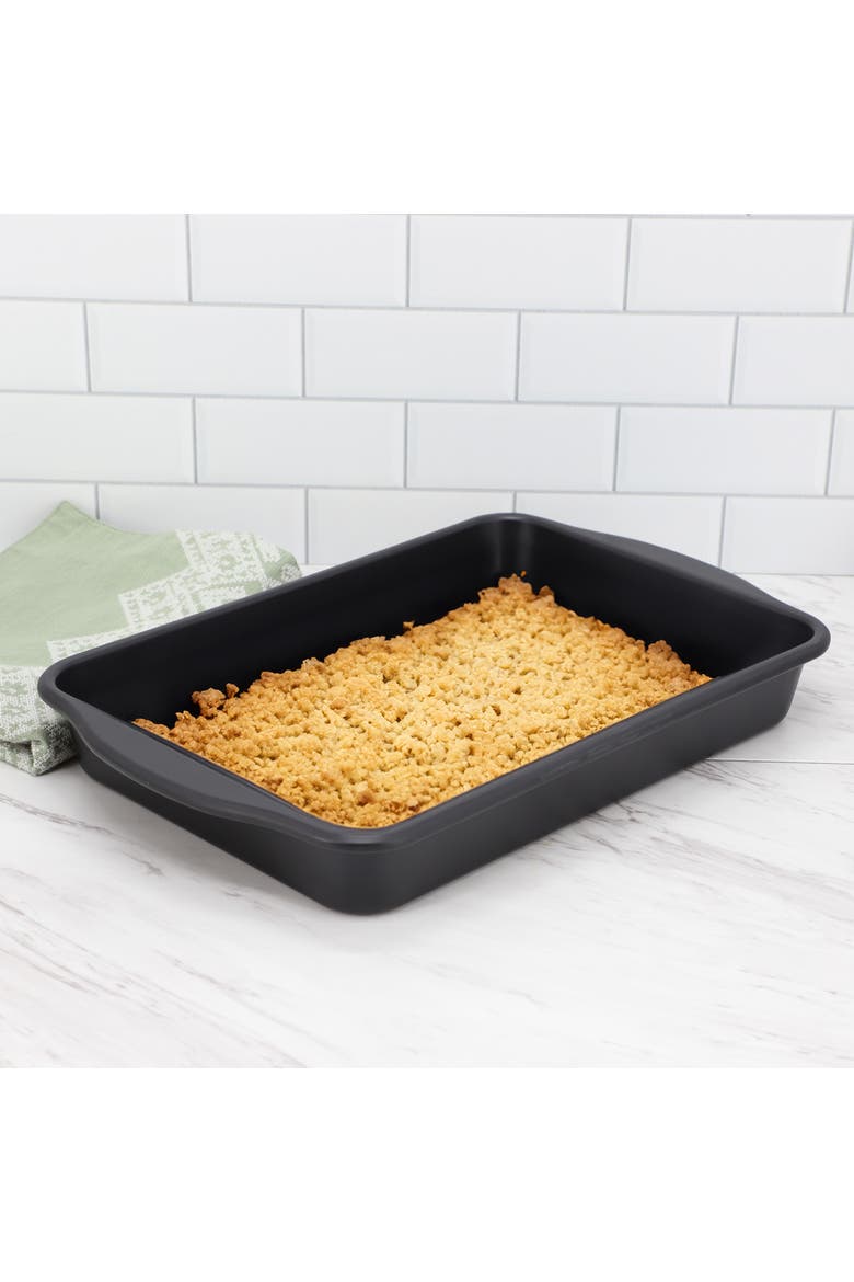 13x9 Inch Nonstick Carbon Steel Baking Pan, Alternate, color, Black