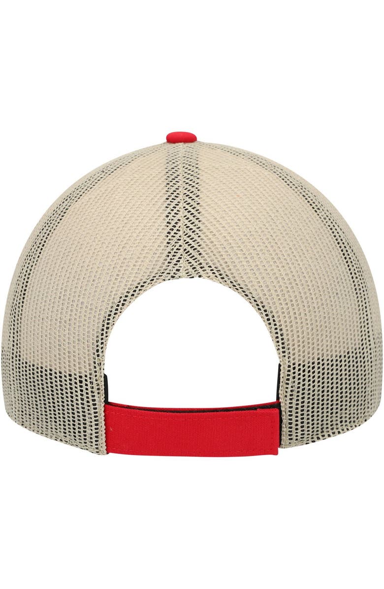 '47 Men's '47 Red/Natural Tampa Bay Buccaneers Rawhide Trucker Adjustable Hat, Alternate, color, Red