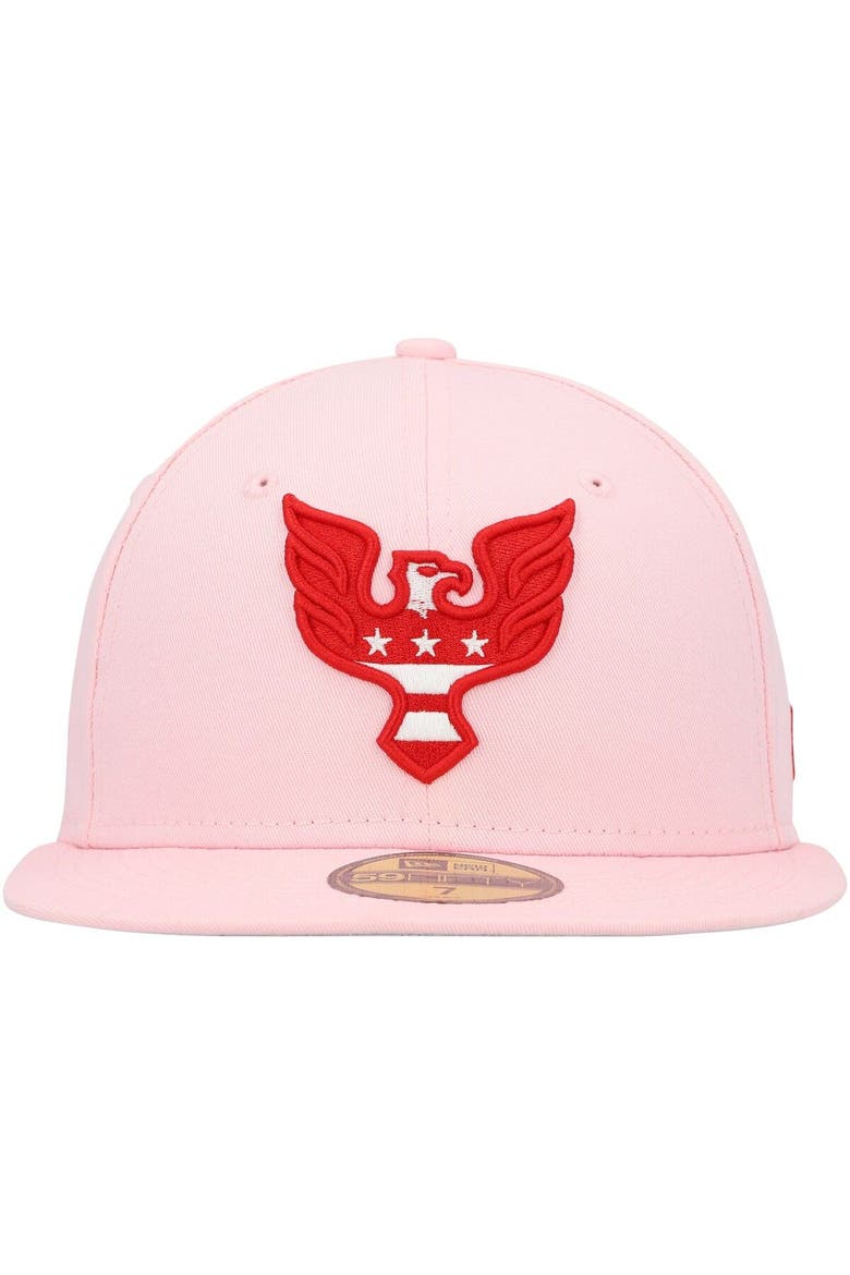Men's New Era Pink D.C. United Pastel Pack 59FIFTY Fitted Hat, Alternate, color, Pink