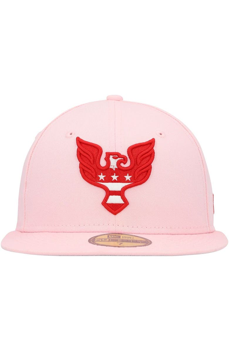 New Era Men's New Era Pink D.C. United Pastel Pack 59FIFTY Fitted Hat, Alternate, color, 