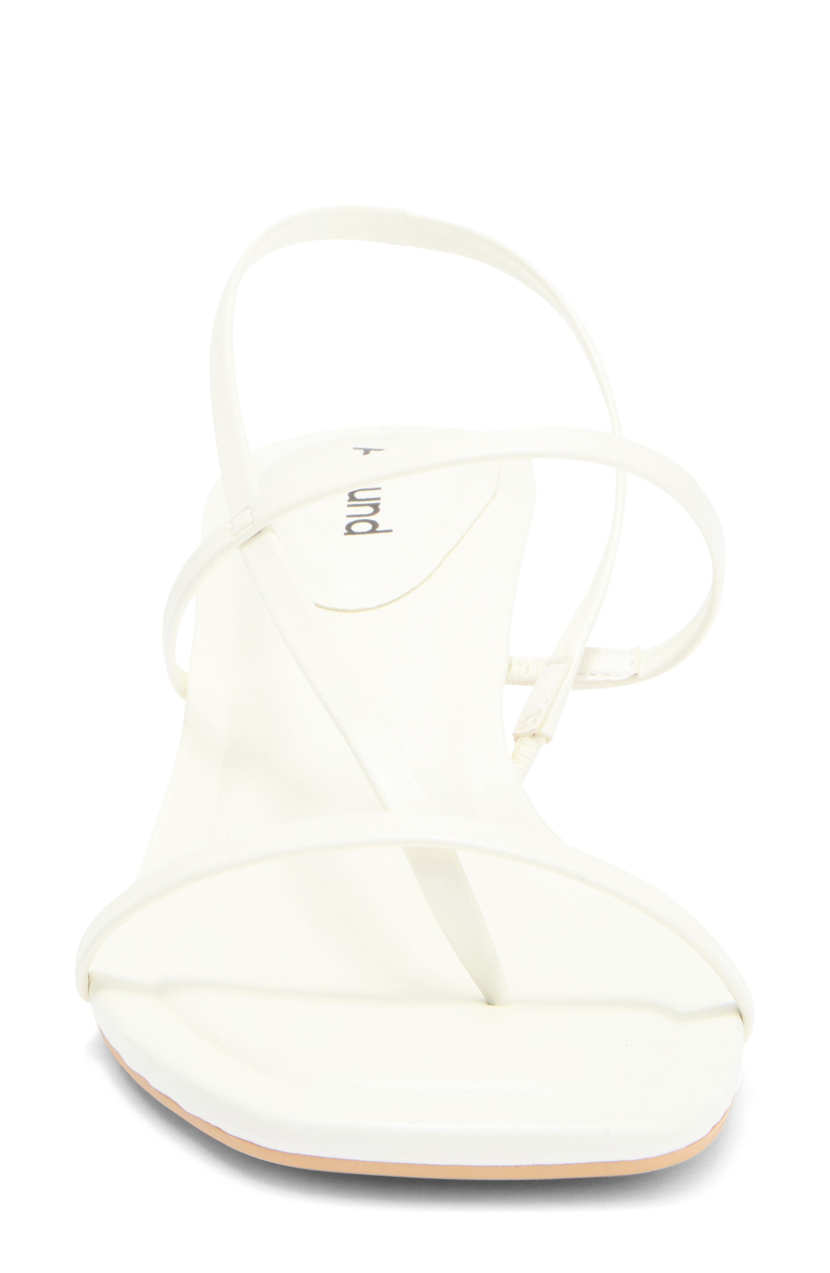 Abound Petra Kitten Heel Sandal, Alternate, color, White