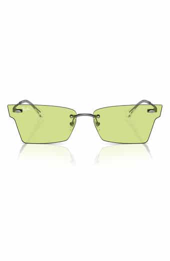 Ray-Ban 64mm Frameless Butterfly Sunglasses