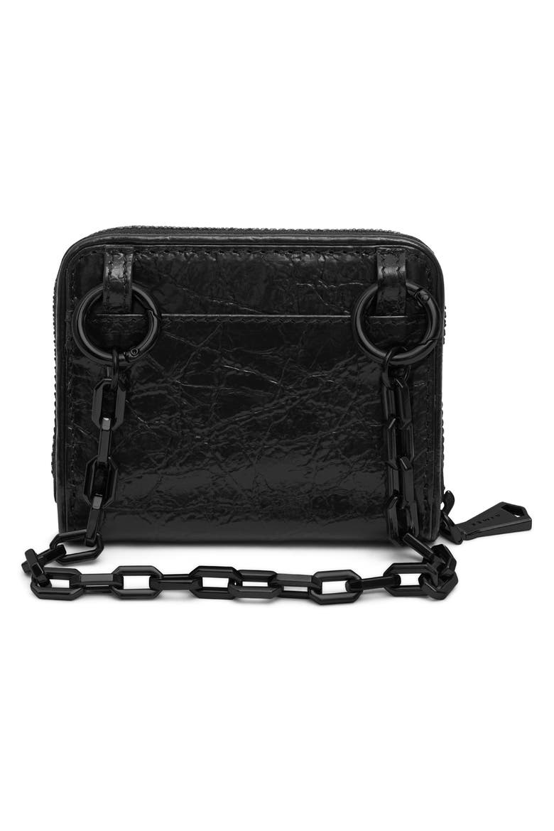 Ace Zip Around Wallet, Alternate, color, BLACK CRINKLE