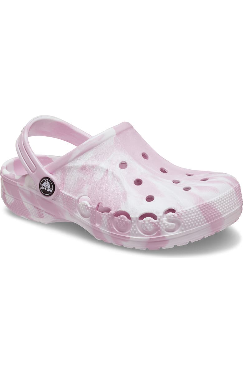 CROCS Kids' Baya Marble Clog, Main, color, Ballerina Pink Multi