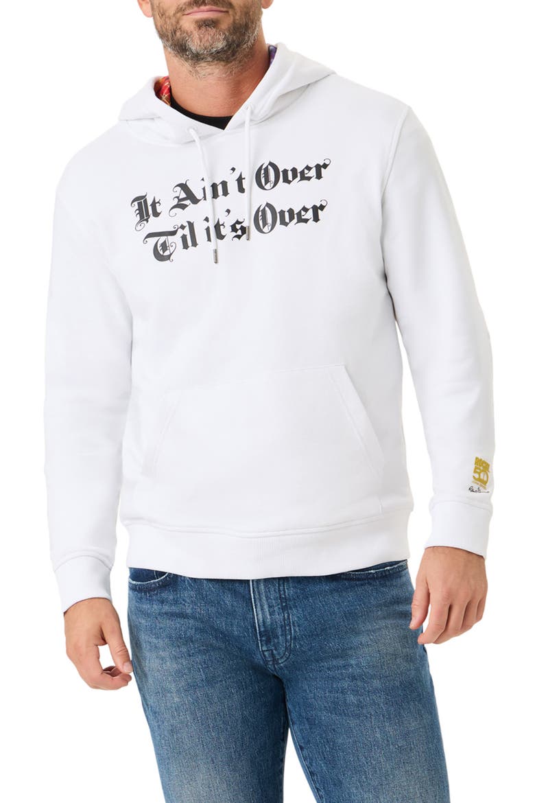 Grit and Glory Graphic Hoodie, Main, color, WHITE