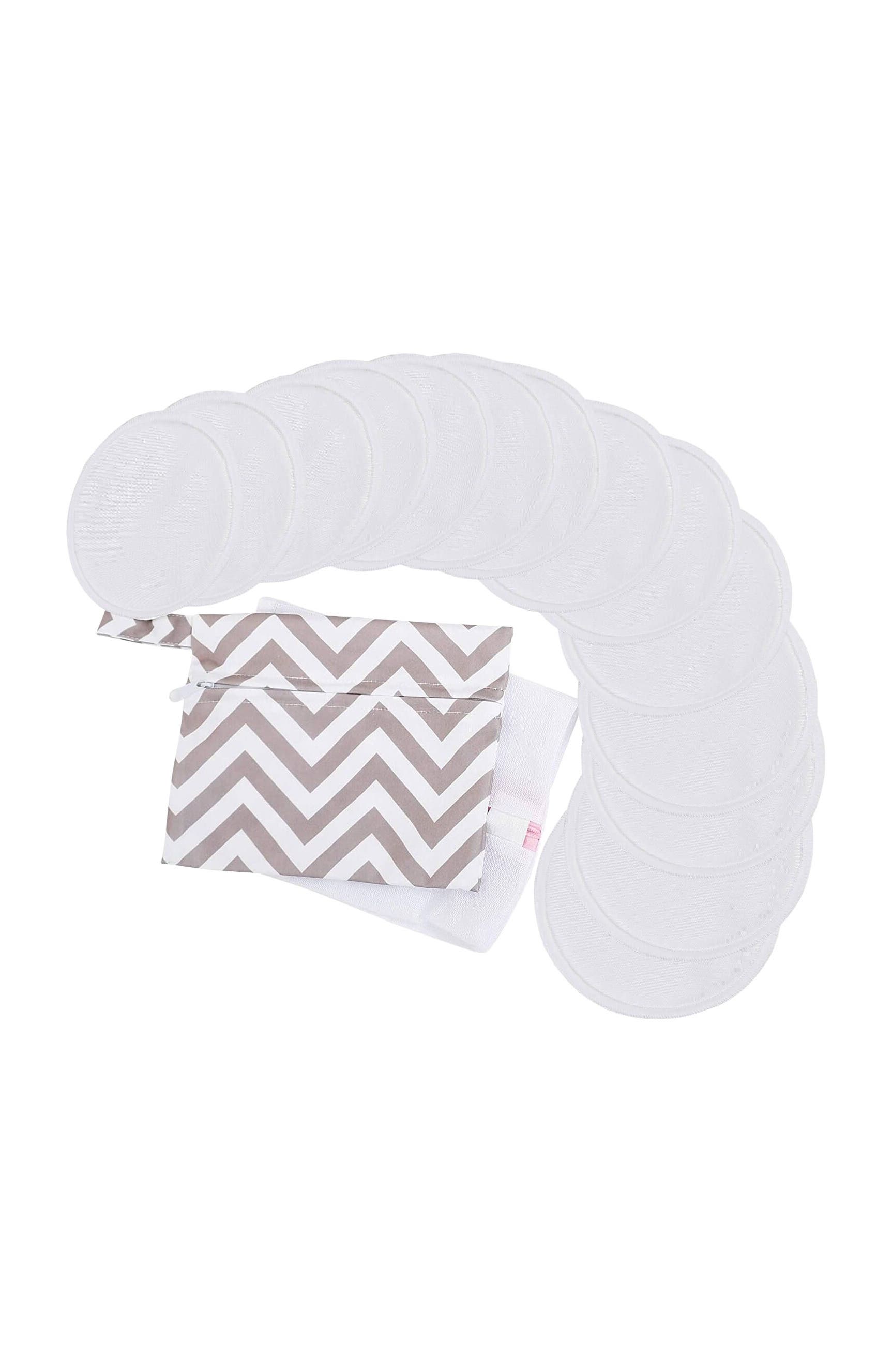 KeaBabies Soothe Nursing Pads in Soft White 