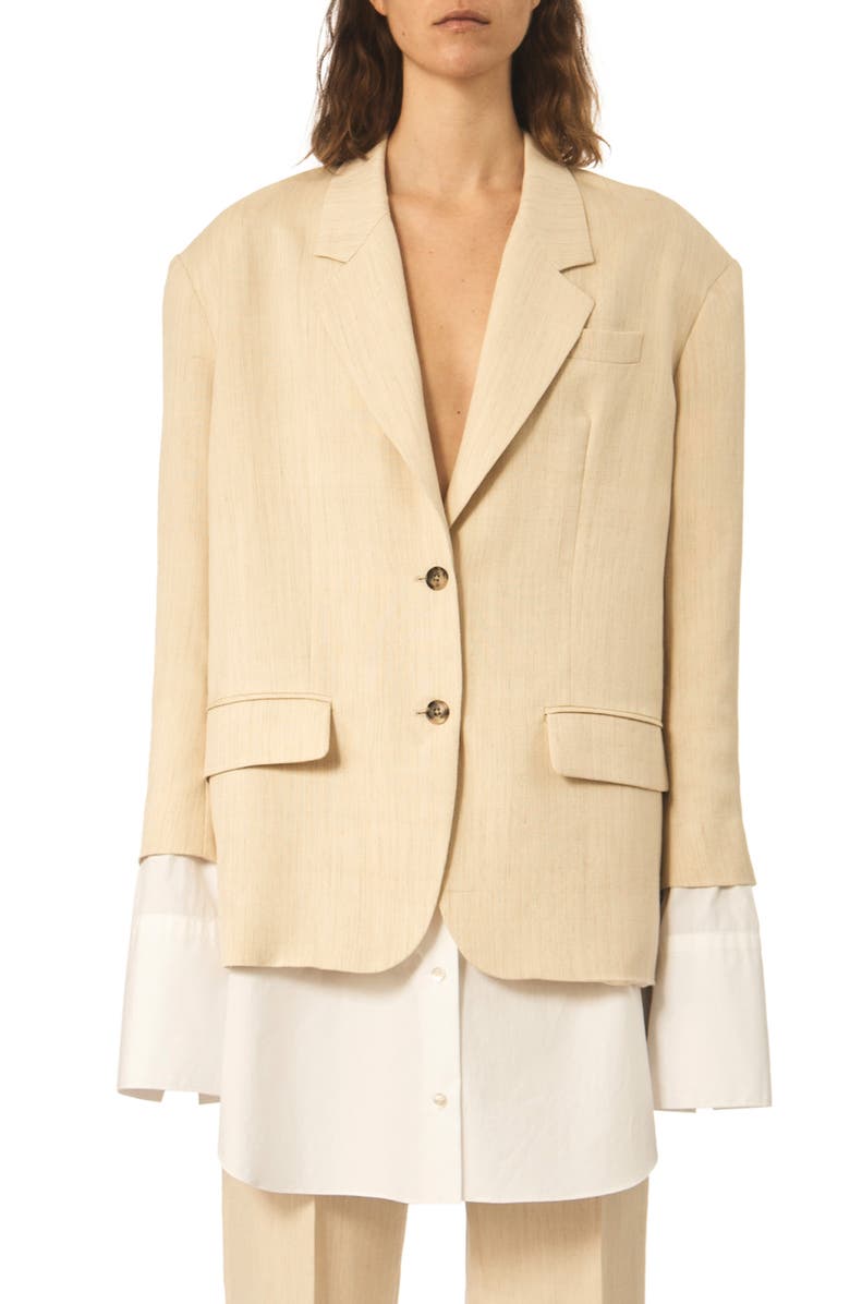 Interior Owens Layered Look Blazer, Main, color,