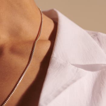 Men's Classic Chain Curb Chain Necklace