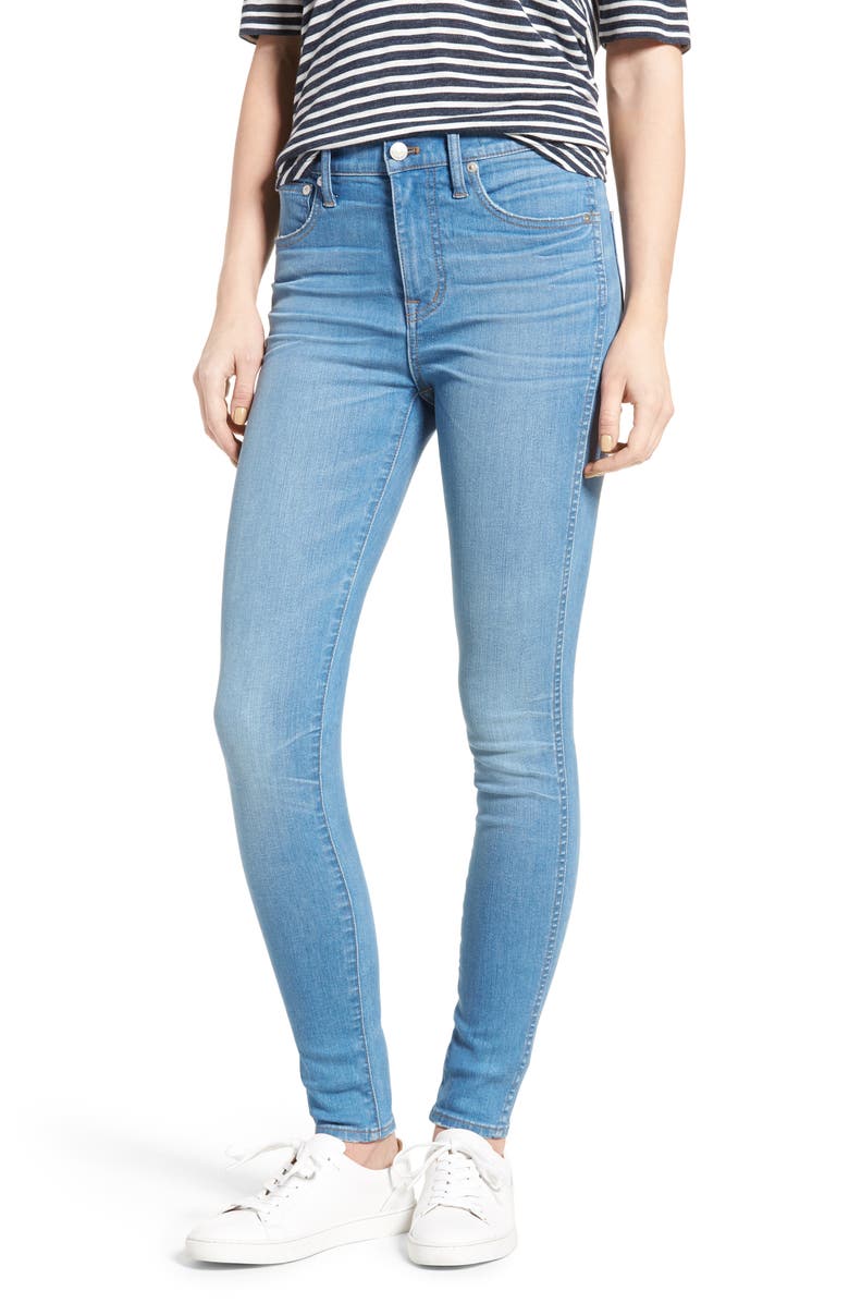 Madewell High Rise Skinny Jeans, Main, color, 