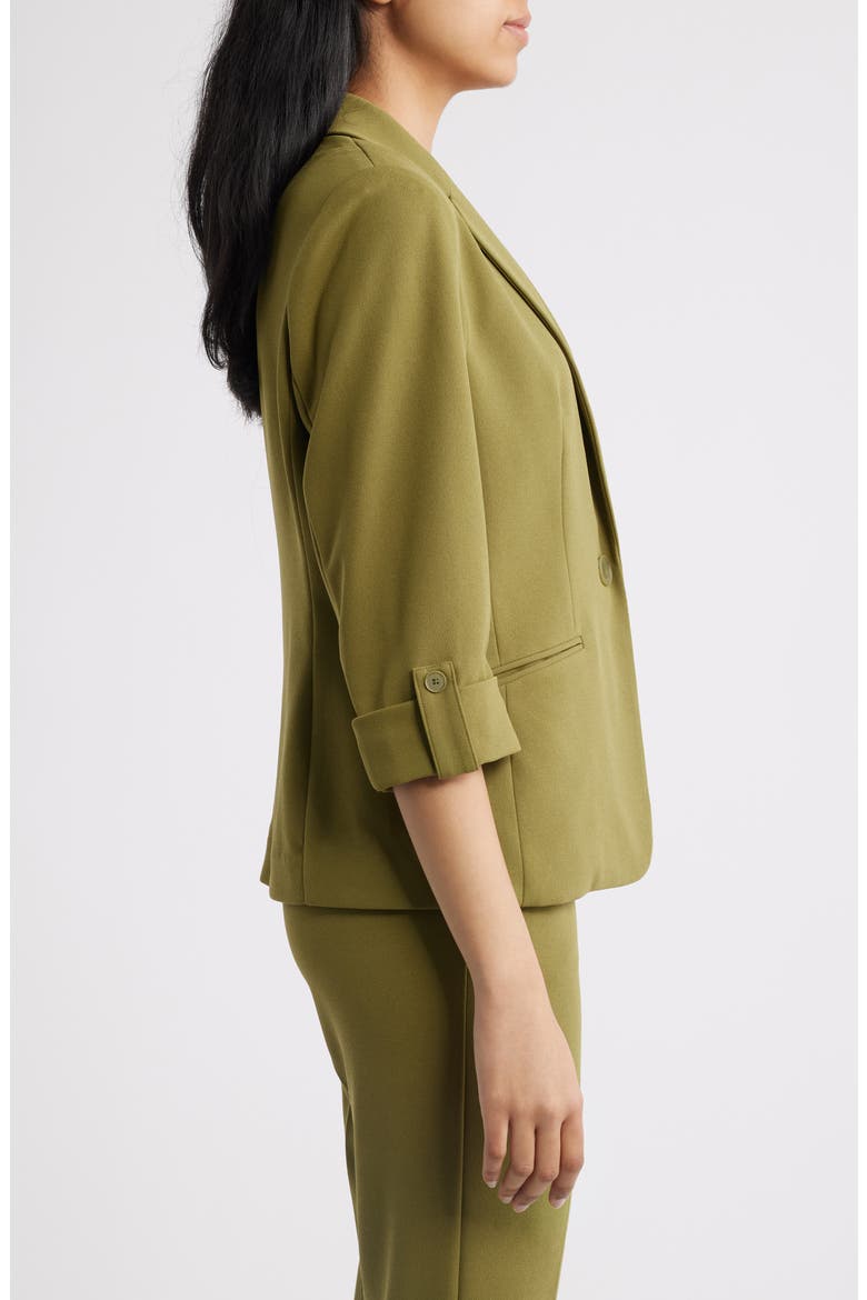 Roll-Tab Sleeve Jacket, Alternate, color, BAY LEAF
