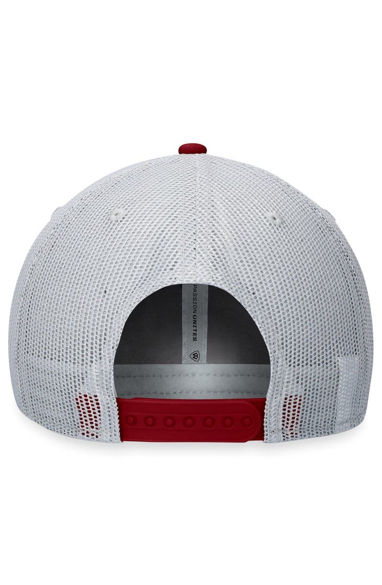 TOP OF THE WORLD Men's Top of the World Gray/Maroon Minnesota Golden Gophers Aurora Trucker Adjustable Hat, Alternate, color, 