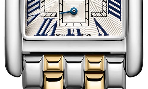 Longines Mini Dolcevita Two-tone Bracelet Watch, 29mm X 21.5mm In Metallic