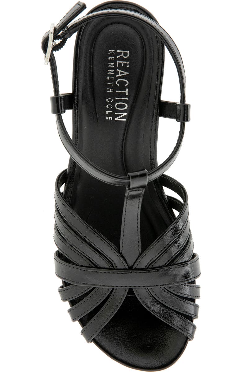 Reaction Kenneth Cole Capci Platform Wedge Sandal, Alternate, color, Black