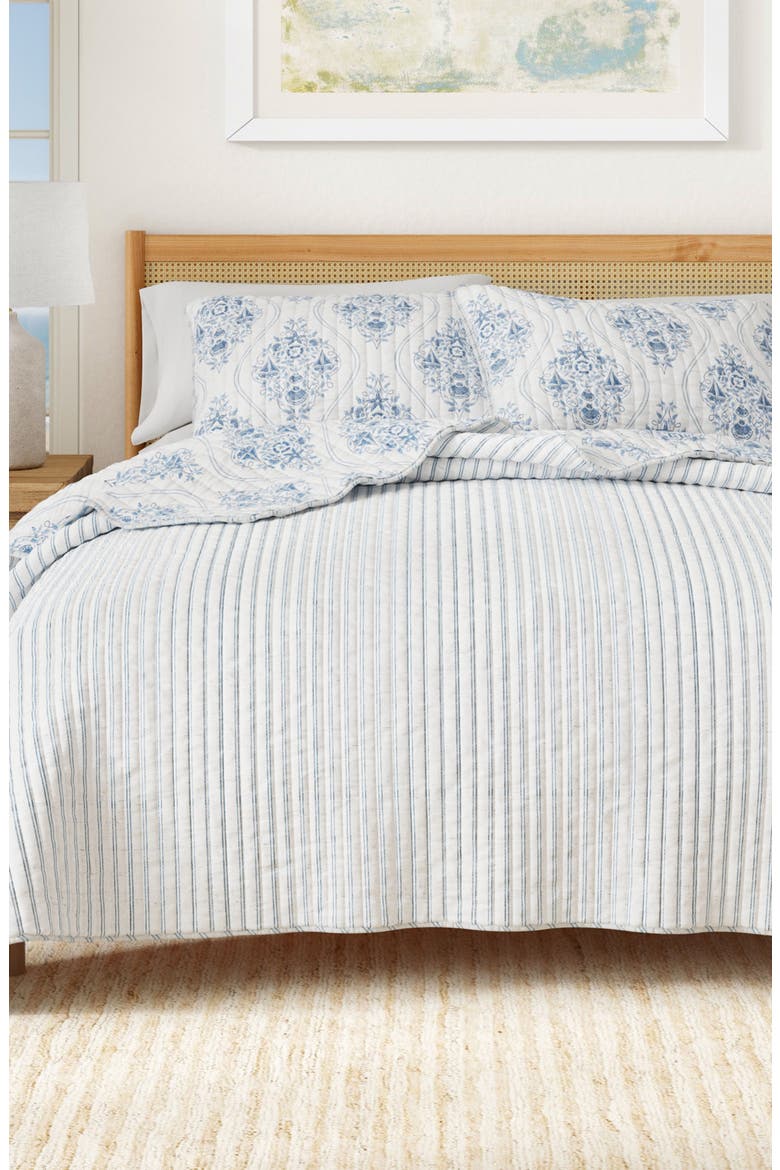 3-Piece Nautical Medallion Quilt Set, Alternate, color, NAUTICAL MEDALLION