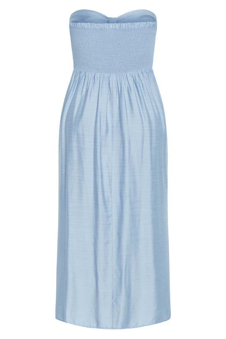 Peta Serene Convertible Strapless Maxi Dress, Alternate, color, BABY BLUE