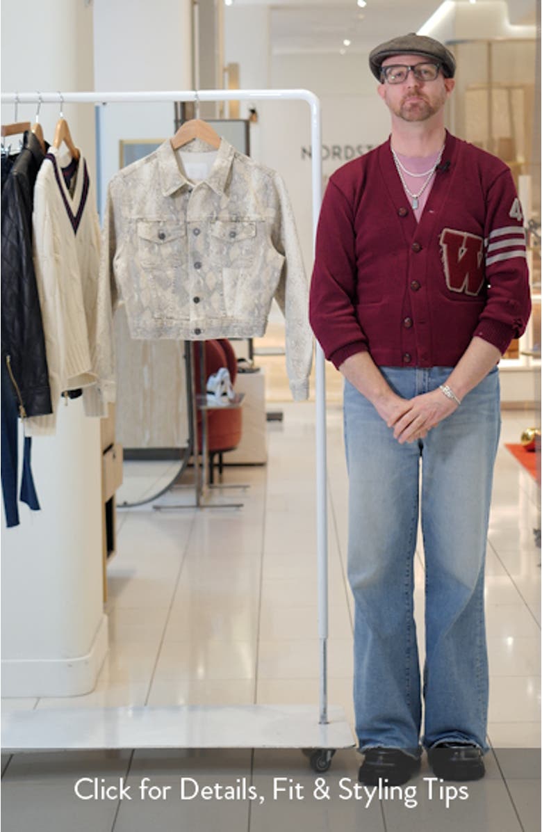 Charisse Shrunken Denim Jacket, sales video thumbnail