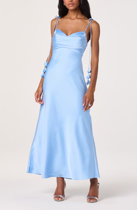 Hera Satin A-Line Dress